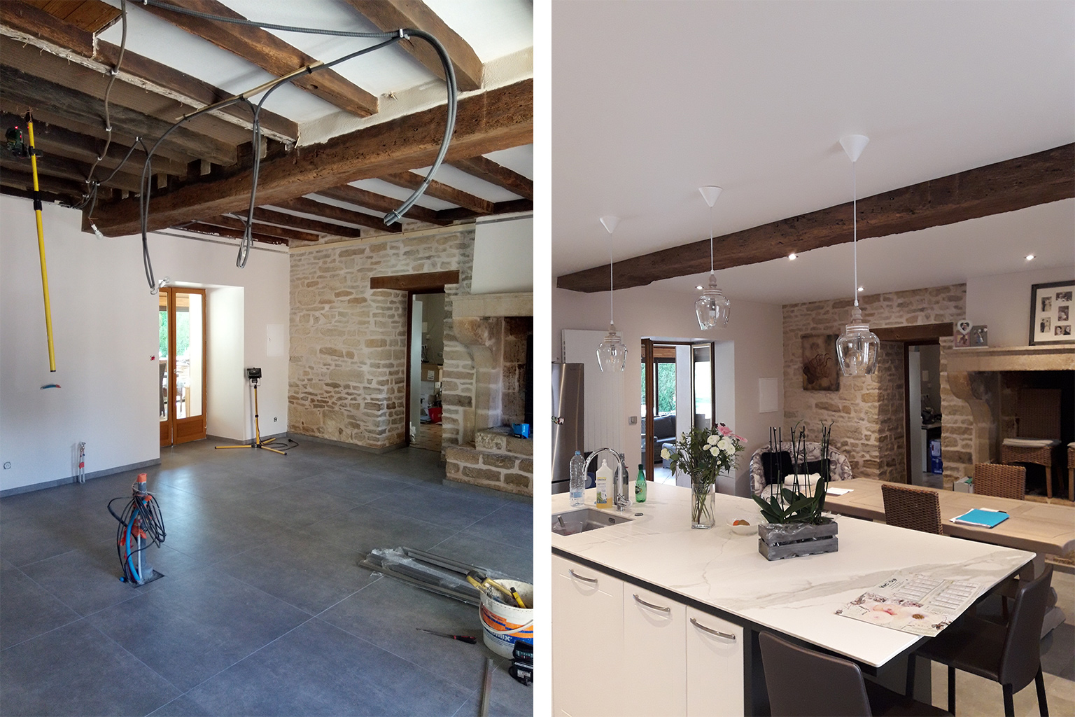 Installation de plafond tendu par MDÉCO